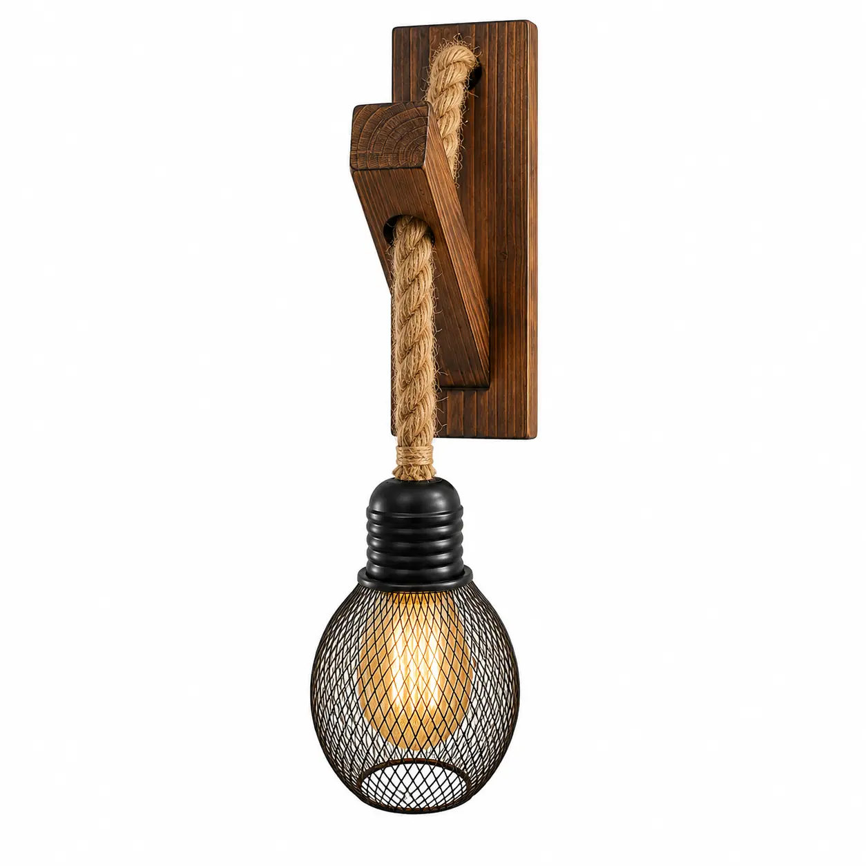 Applique Murale Bois KJBD-395 — Bois naturel