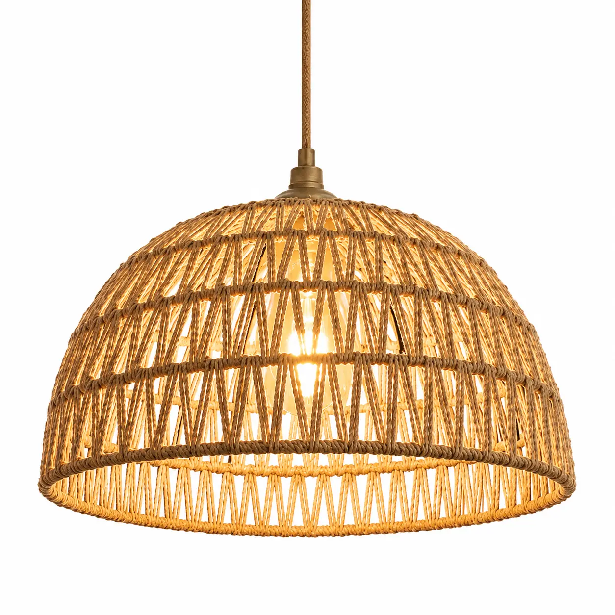 Suspension Bois KJDD-678 — Bois naturel